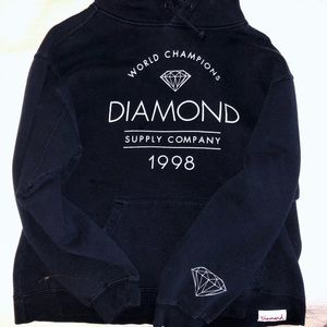 Diamond Supply Navy Blue Hoodie